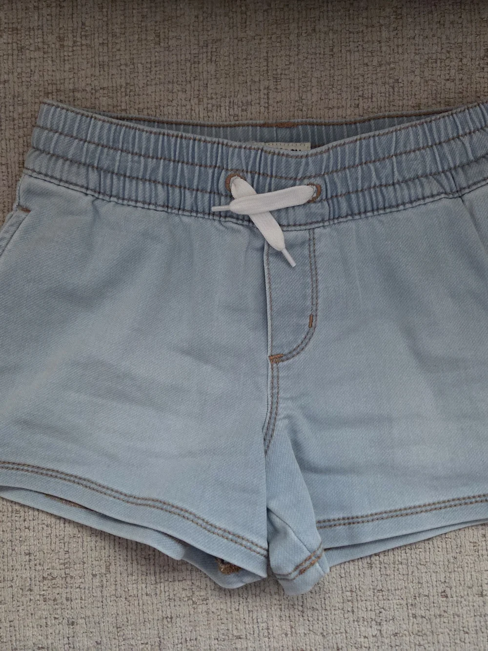 OshKosh B'gosh Light Blue Drawstring Knit Shorts